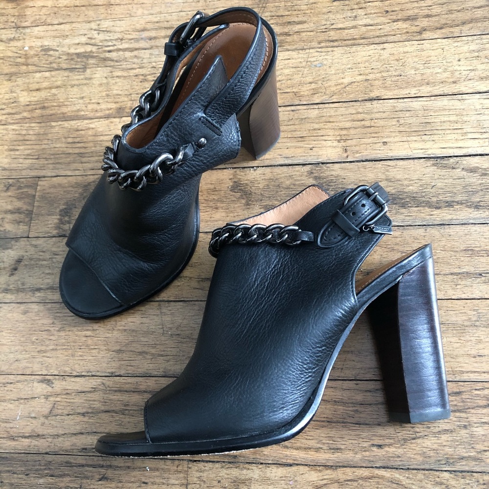 Coach Authentic Soft Leather Heels | Leanna 6.5